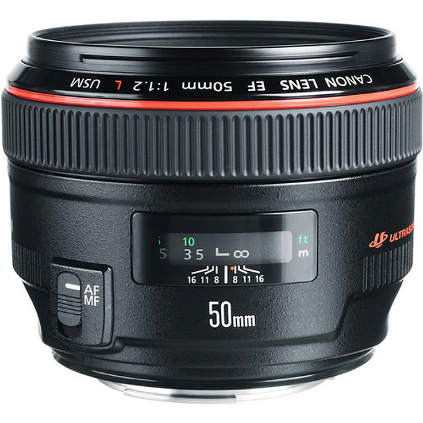 Canon EF 50mm f/1.2L USM Lente Profesional Serie L 2