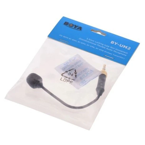 Boya BY-UM2 Mini Micrófono Tipo Cuello de Ganso Con Rosca de Bloqueo 2