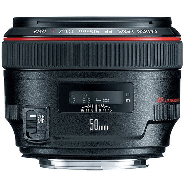 Canon EF 50mm f/1.2L USM Lente Profesional Serie L 3