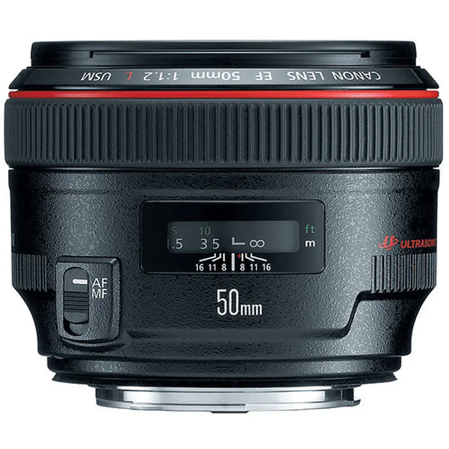 Canon EF 50mm f/1.2L USM Lente Profesional Serie L 3