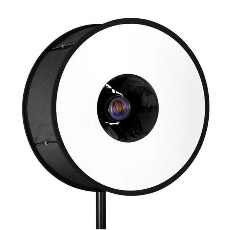 Softbox Anular Plegable Permite Poner Tu Cámara Al Centro 10