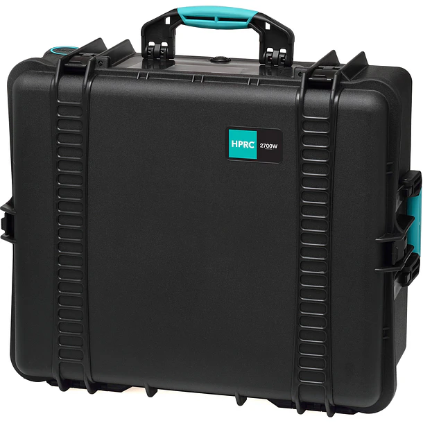 HPRC 2700CW Maleta Rígida  Con Ruedas Impermeable y Resistente a Golpes  Color Negro 3