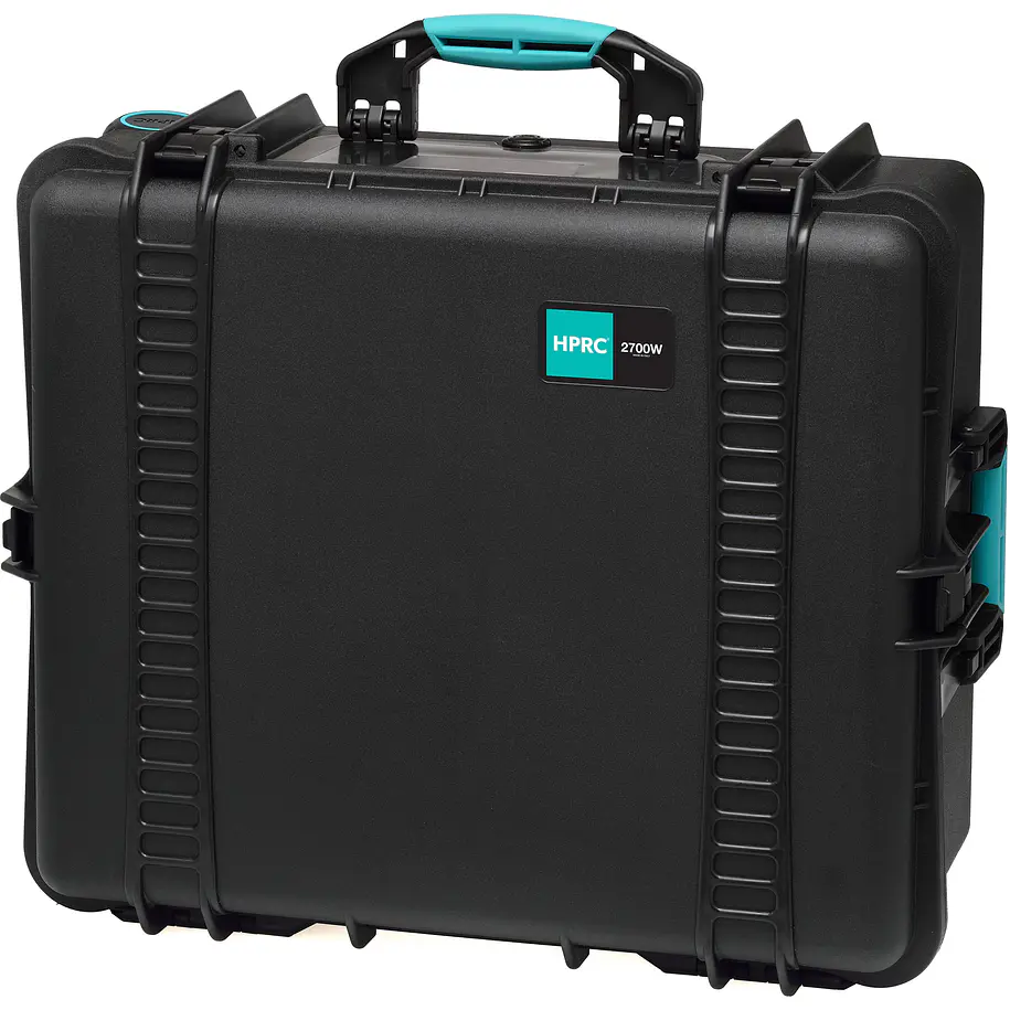 HPRC 2700CW Maleta Rígida  Con Ruedas Impermeable y Resistente a Golpes  Color Negro 3