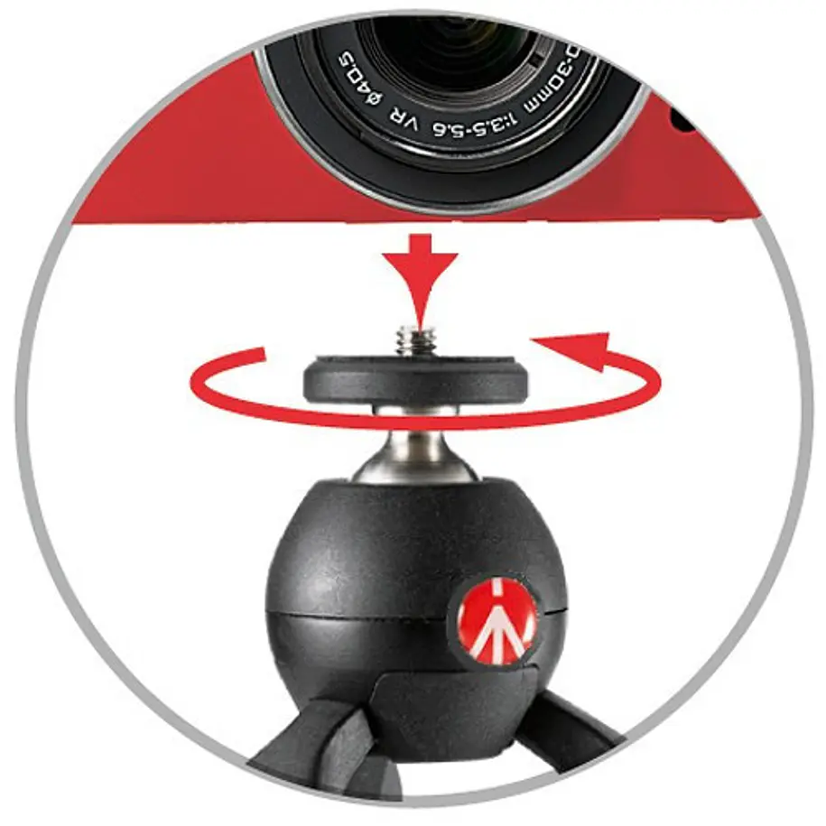 Manfrotto MTPIXIMII-B Trípode Portátil Pixi de Sobre Mesa Negro 7