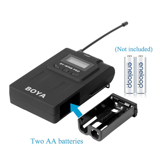 Boya BY-WM8 PRO-K2 Micrófono Incluye 2 micrófonos Lavalier Inalámbrico 5