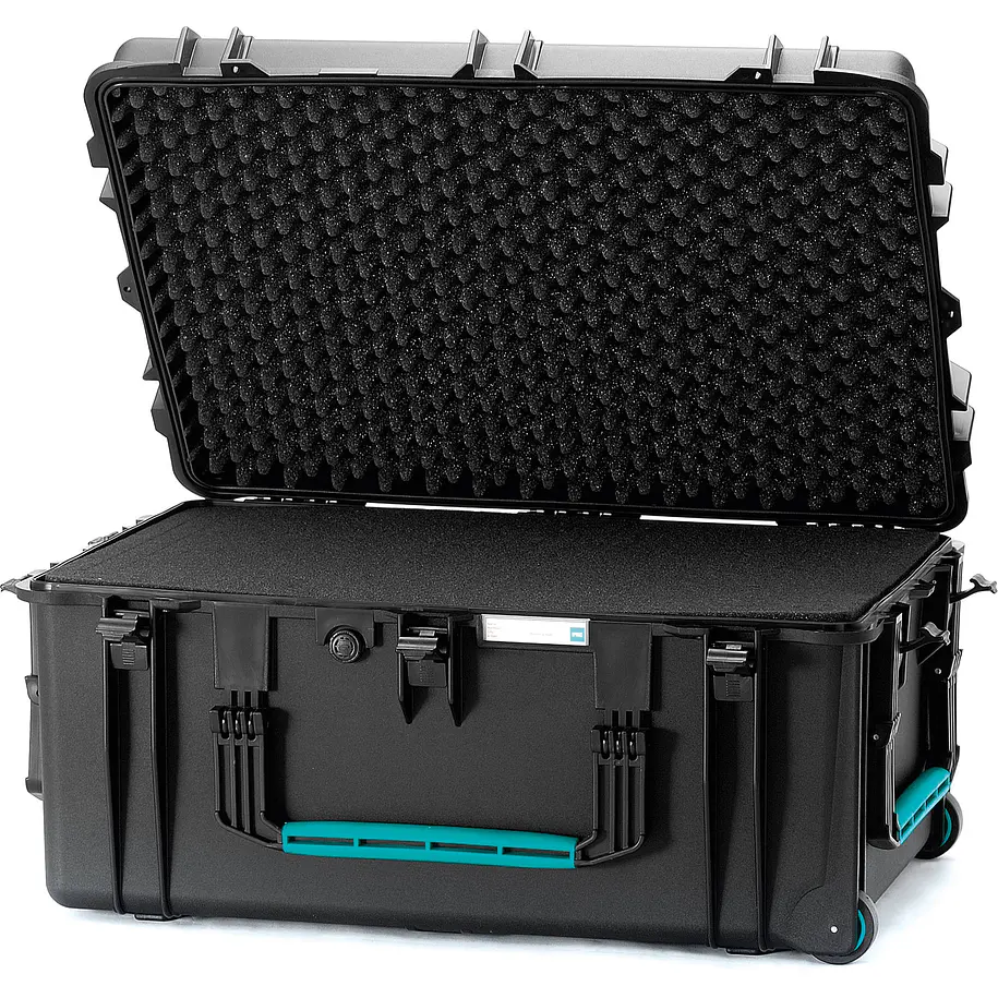 HPRC 2780CW Maleta Rígida Con Ruedas Impermeable y Resistente a Golpes  Color Negro 1