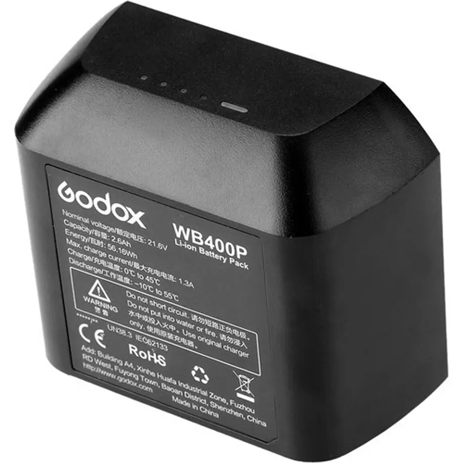 Godox WB400P Batería para flash Godox AD400pro. No incluye flash 1