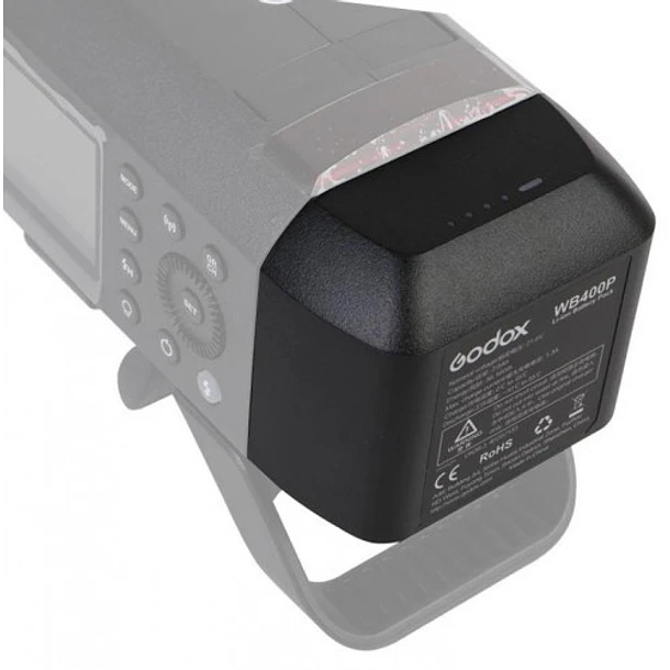 Godox WB400P Batería para flash Godox AD400pro. No incluye flash 3