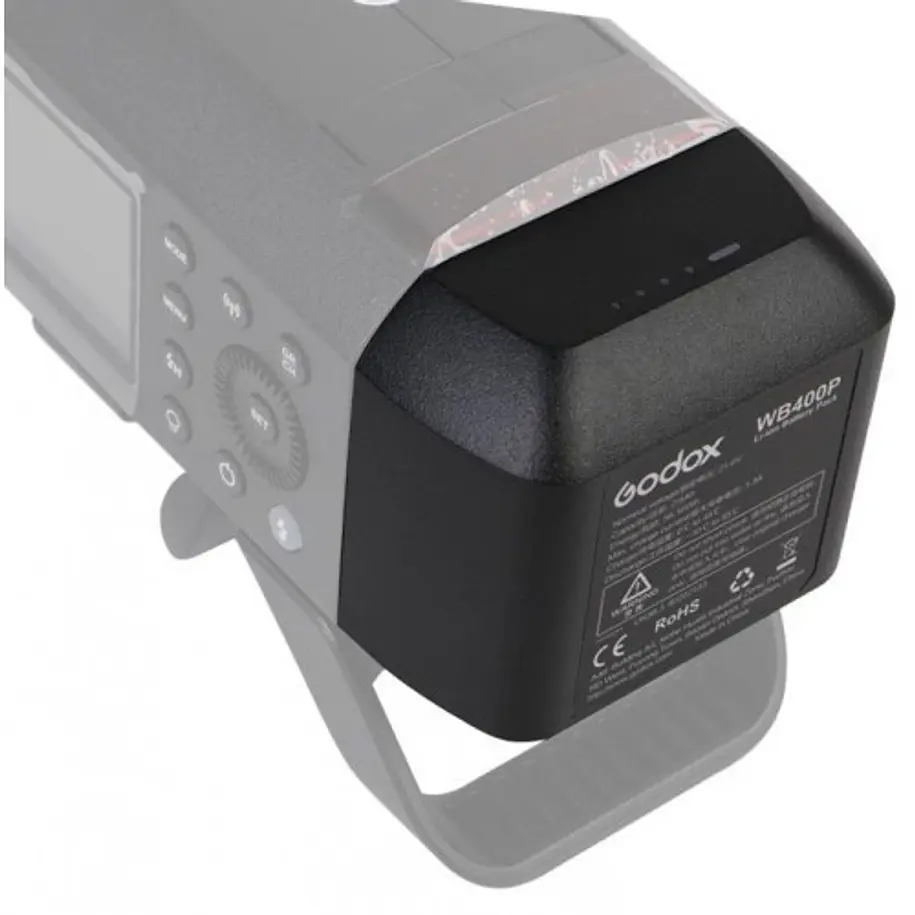 Godox WB400P Batería para flash Godox AD400pro. No incluye flash 3