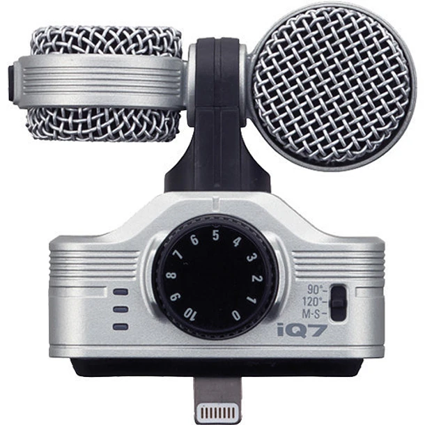 Zoom IQ7 Cápsula Stereo para Iphone, Ipad o Ipod Micrófono Condensador X/Y 1