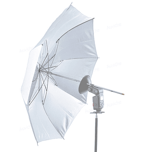 Fancier Paraguas Plateado de 82 cms