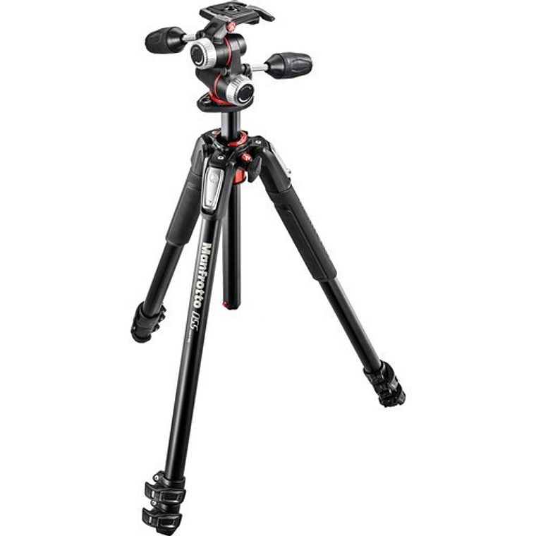 Manfrotto MK055XPRO3-3W Trípode con Cabezal De 3 Ejes con Fluidez Regulable 1