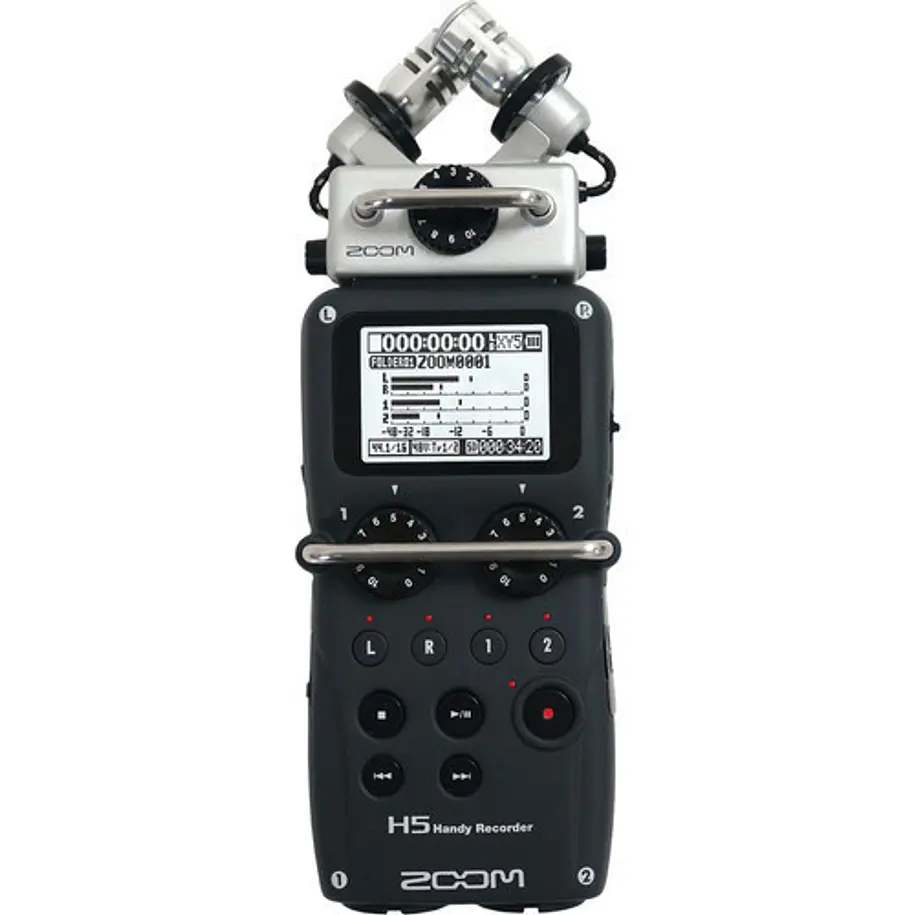 Zoom H5 Grabadora con Cápsula Intercambiable y Antipop 2 canales XLR / Jack 1