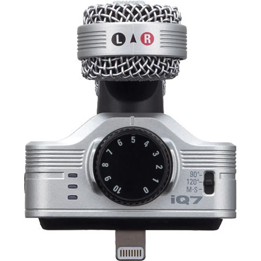 Zoom IQ7 Cápsula Stereo para Iphone, Ipad o Ipod Micrófono Condensador X/Y 3