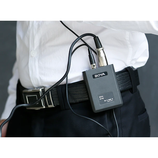 Boya BY-F8C Micrófono Lavalier Profesional Cardioide Conector XLR / MIni XLR con Phantom 4