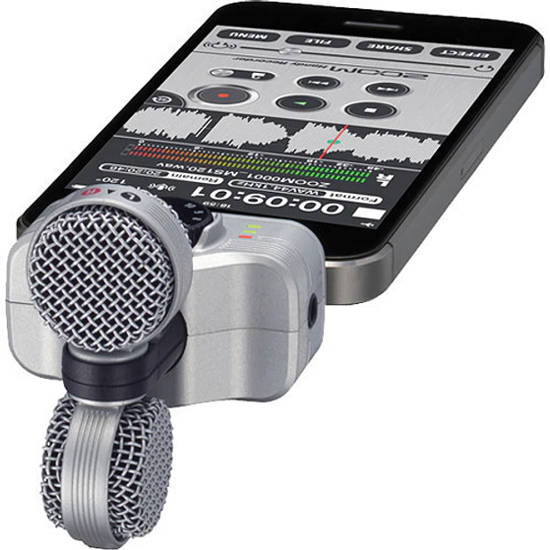 Zoom IQ7 Cápsula Stereo para Iphone, Ipad o Ipod Micrófono Condensador X/Y 6