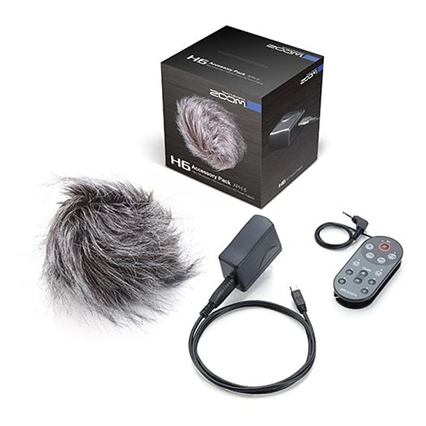 Zoom APH-6 Set de Accesorios para Grabadora H6 - Control Remoto, Peludo y Transformador a 220V 1
