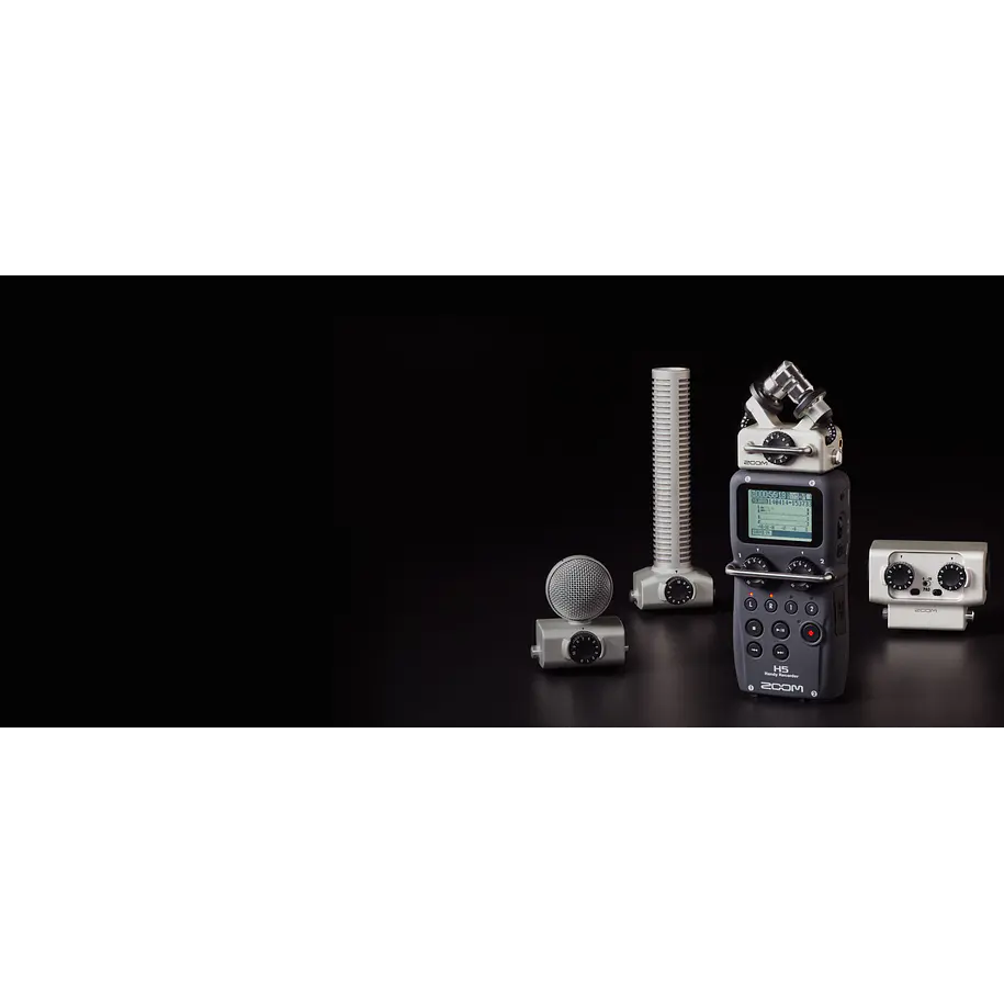 Zoom H5 Grabadora con Cápsula Intercambiable y Antipop 2 canales XLR / Jack 8