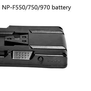 Iluminus Adaptador de Baterías V-Mount a Np-F970 - Np-F990 - Np-F550