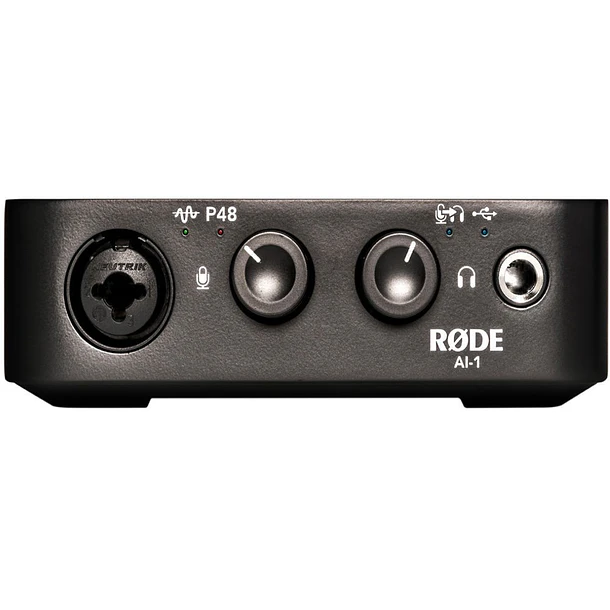 Rode AI-1 Interfaz de Audio USB para Mac o Windows entrada XLR-1/4 y dos salidas balanceadas 1/4     Ai1 1