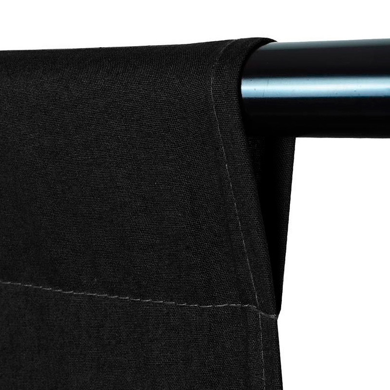 Giraffa Fondo Negro de Tela Muselina 3 x 6 Metros 1