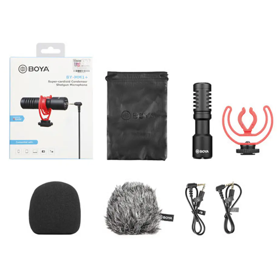 Boya BY-MM1+ Cardioide para Camaras Con Salida de Audífonos 4
