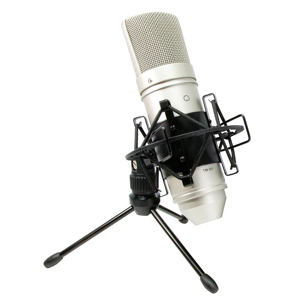 Tascam TM-80 Microfono de Condensador con Cápsula de Aluminio Para Estudio TM80 4