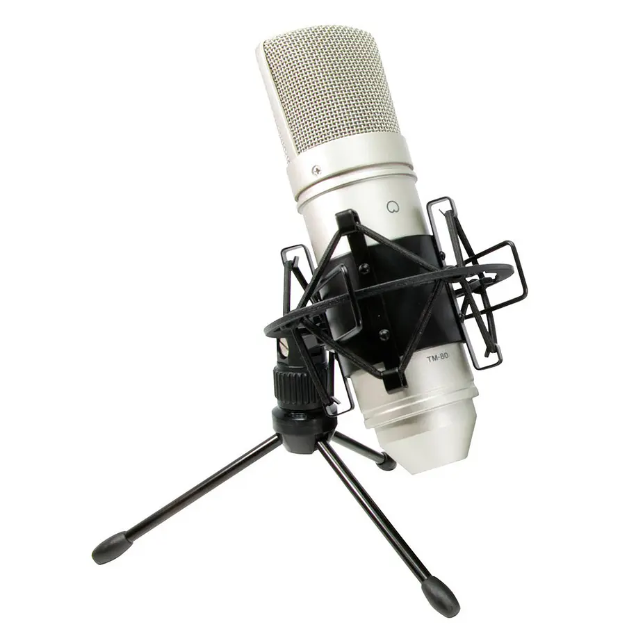 Tascam TM-80 Microfono de Condensador con Cápsula de Aluminio Para Estudio TM80 4