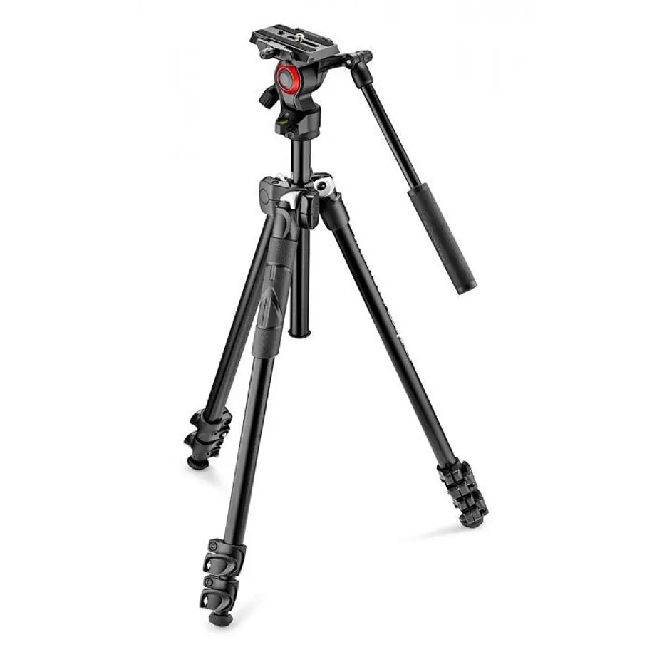 Manfrotto MK290LTA3-V Kit Tripode 290 Light con rótula de vídeo MVH400AH 1