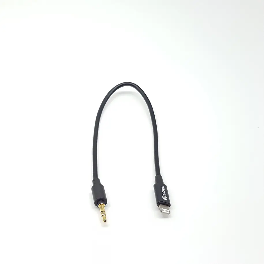 Boya BY-M2D Micrófono Lavalier DOBLE (de solapa) Para Iphone Con Conector Lightning 4