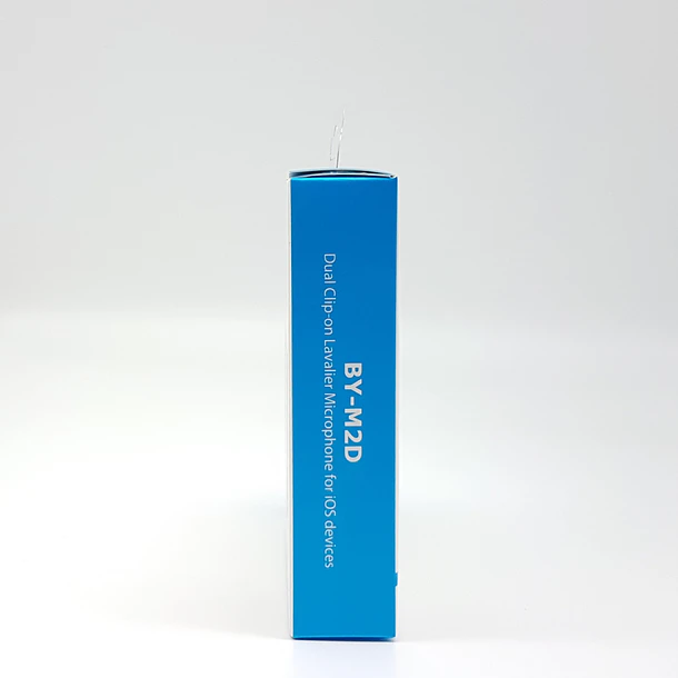 Boya BY-M2D Micrófono Lavalier DOBLE (de solapa) Para Iphone Con Conector Lightning 10
