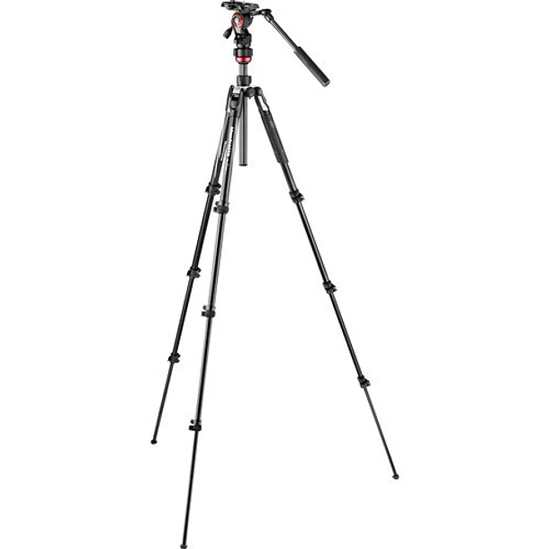 Manfrotto MVKBFRL-LIVE Trípode de Video Befree Live con Broches Lever-Lock y Equilibrio de Cabezal 2