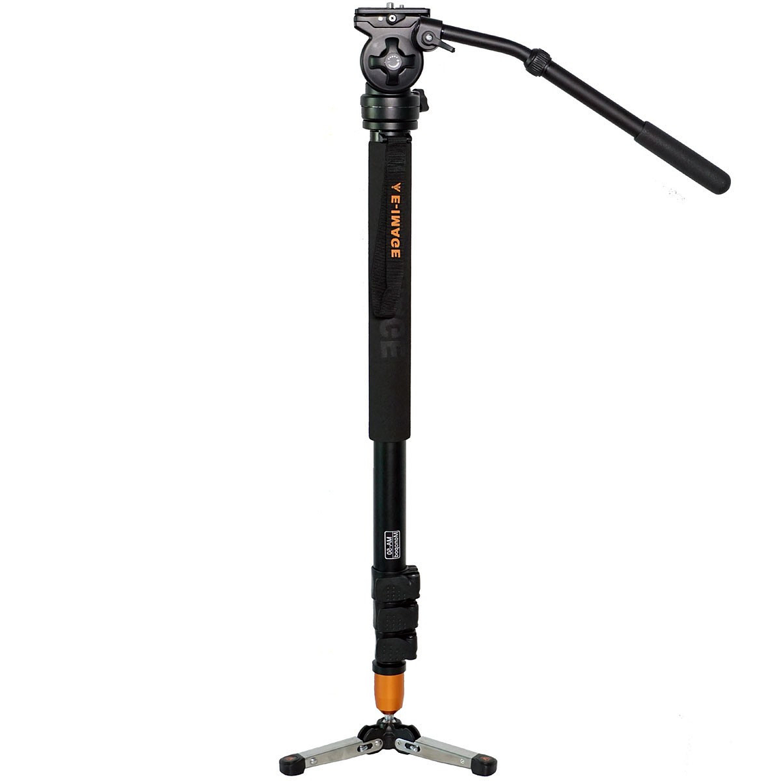 E-image MA-80 Monopie Profesional con Patas y Cabezal de Video 1
