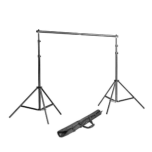 Fancier Soporte de Fondos de 2.8 m de Alto y 3 m de Ancho con Bolso de Transporte