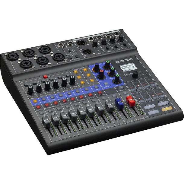 Zoom Livetrak L-8 Mixer, Podcasting, música y mucho más 1