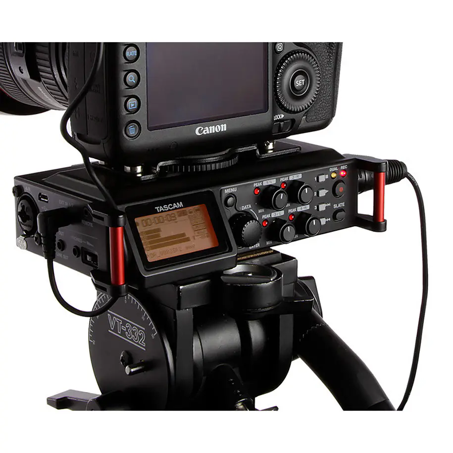 Tascam DR-70D Grabadora PCM Lineal Para Cámaras DSLR DR70D 2