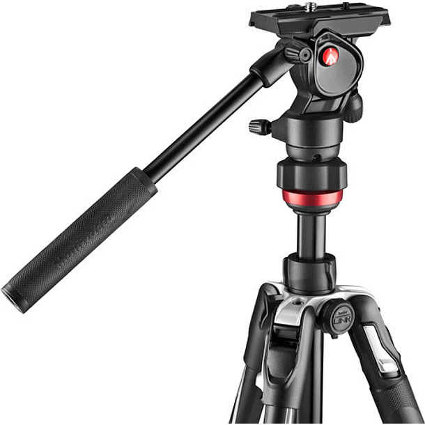 Manfrotto MVKBFRL-LIVE Trípode de Video Befree Live con Broches Lever-Lock y Equilibrio de Cabezal 5