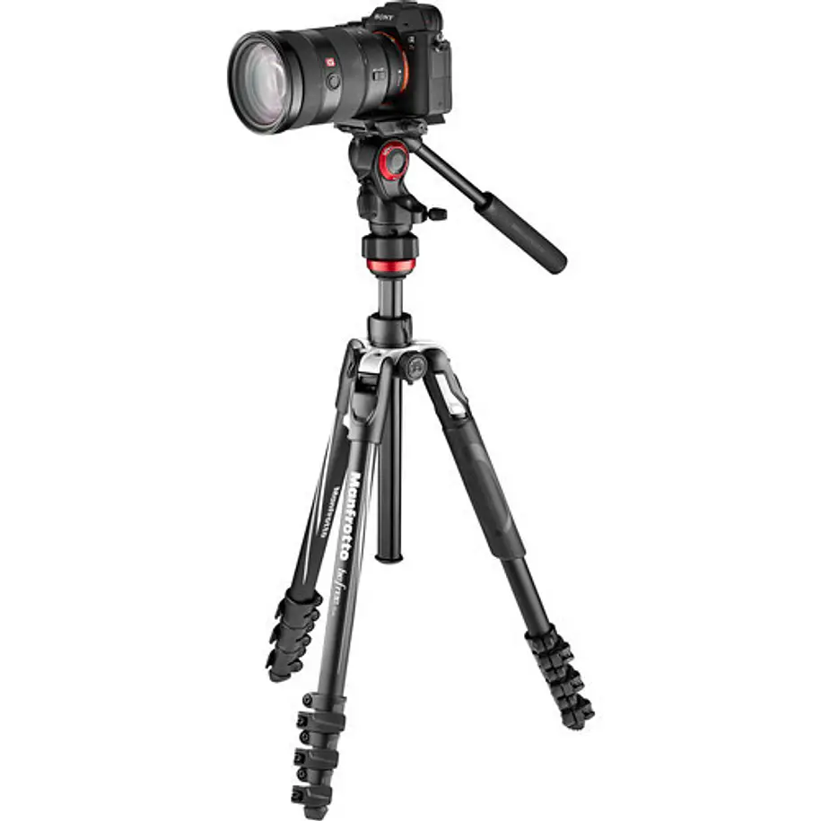 Manfrotto MVKBFRL-LIVE Trípode de Video Befree Live con Broches Lever-Lock y Equilibrio de Cabezal 6