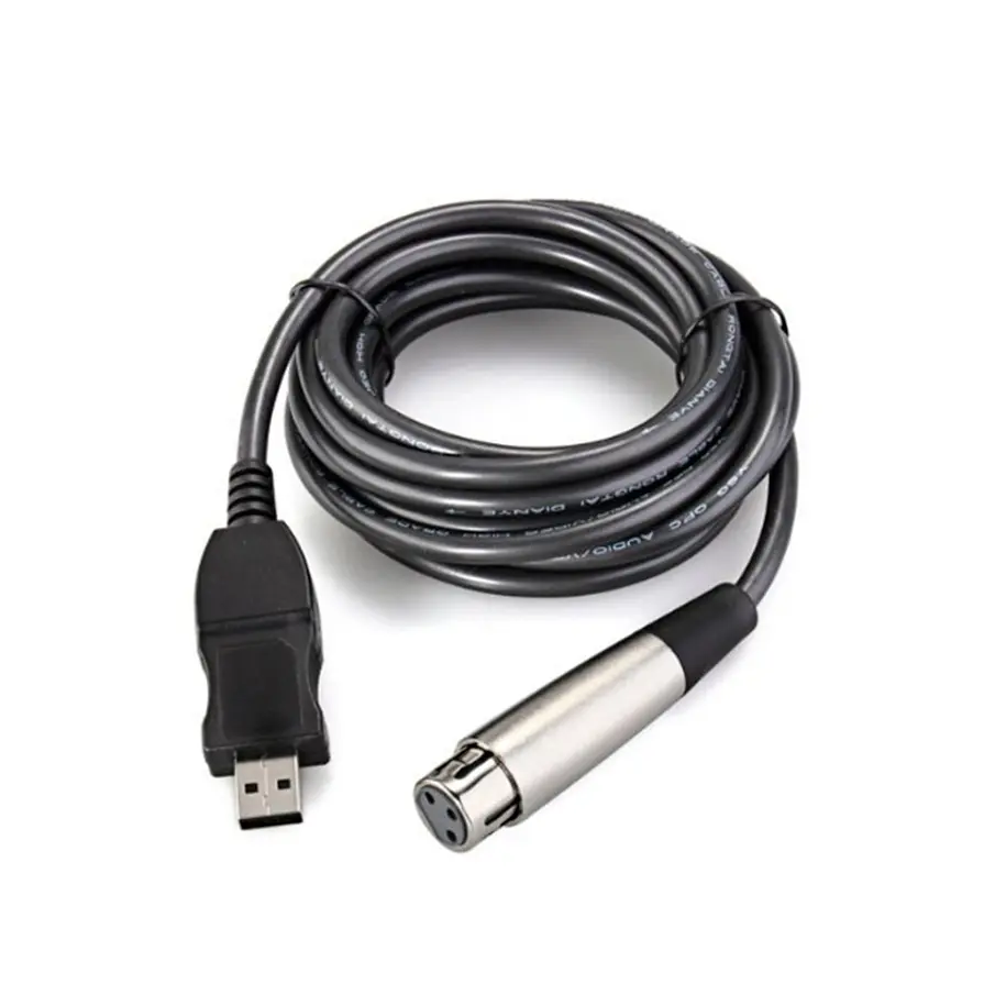Fancier Cable XLR a USB, 3 metros 1