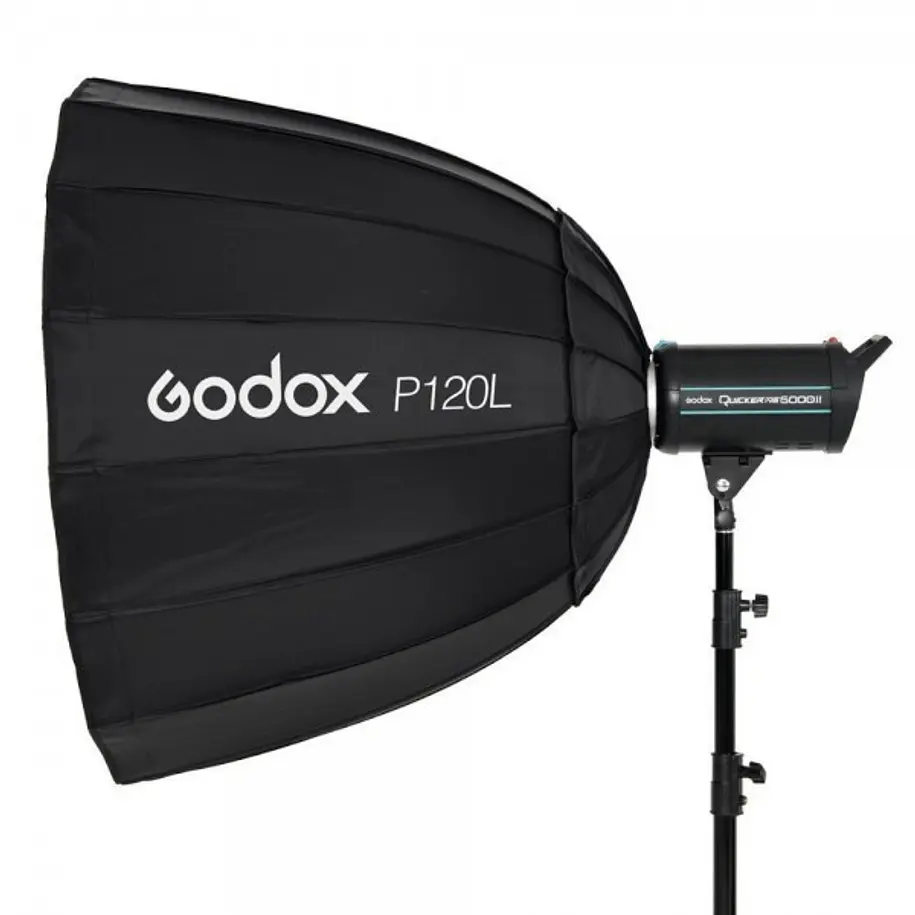 Godox P120L Softbox Parabólico Ideal para Retratos con Montura Tipo Bowens 4