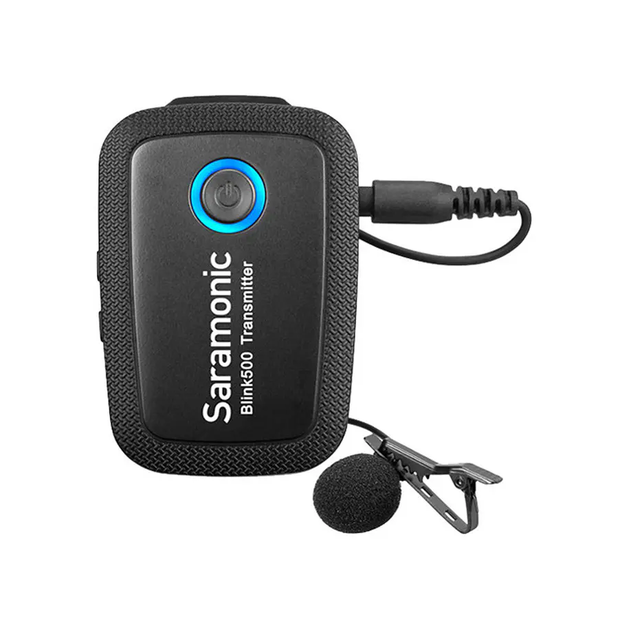 Saramonic Blink 500 B1 Sistema de micrófono inalámbrico Omni Lavalier 3,5 mm. 1 Receptor y 1 transmisor (2.4 GHz) 3