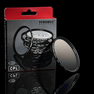 Yongnuo Filtro Polarizado 82mm CPL Polarizador