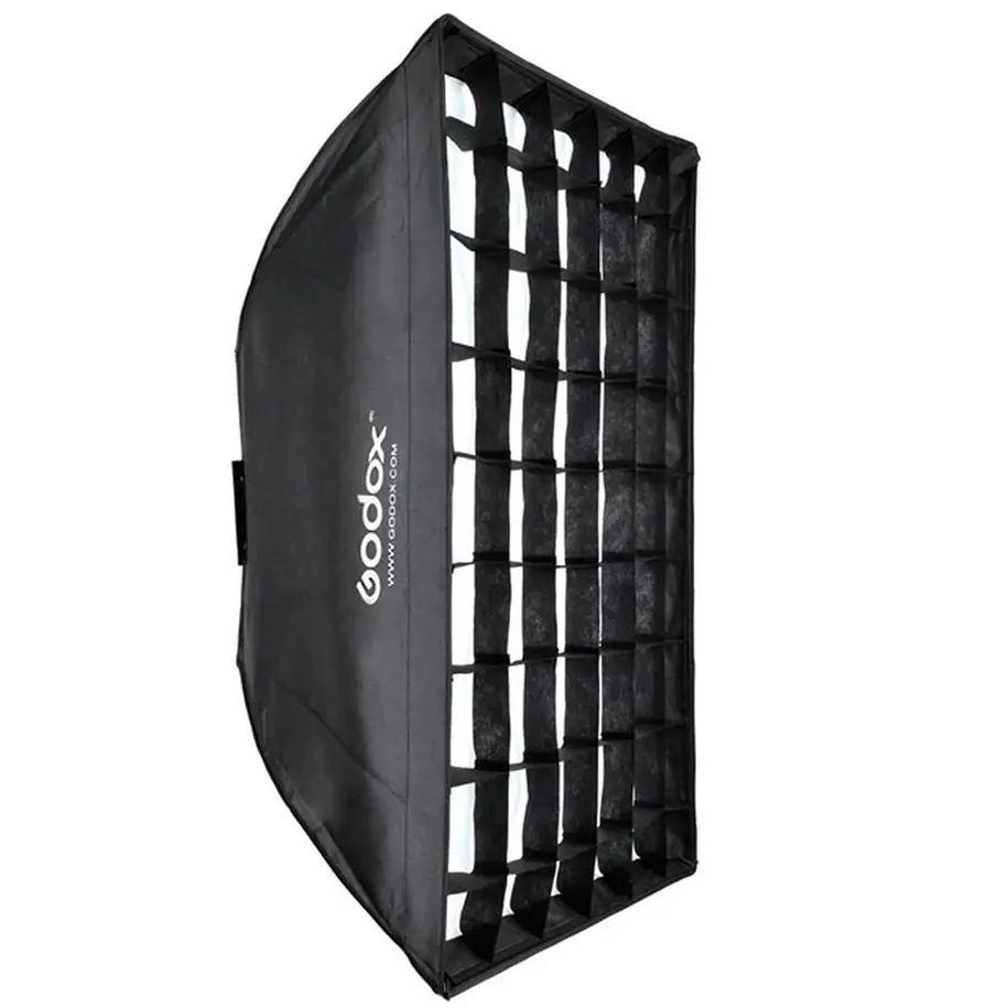 Godox Caja de Luz 60x60 con Grid  Softbox Montura Tipo Bowens 5
