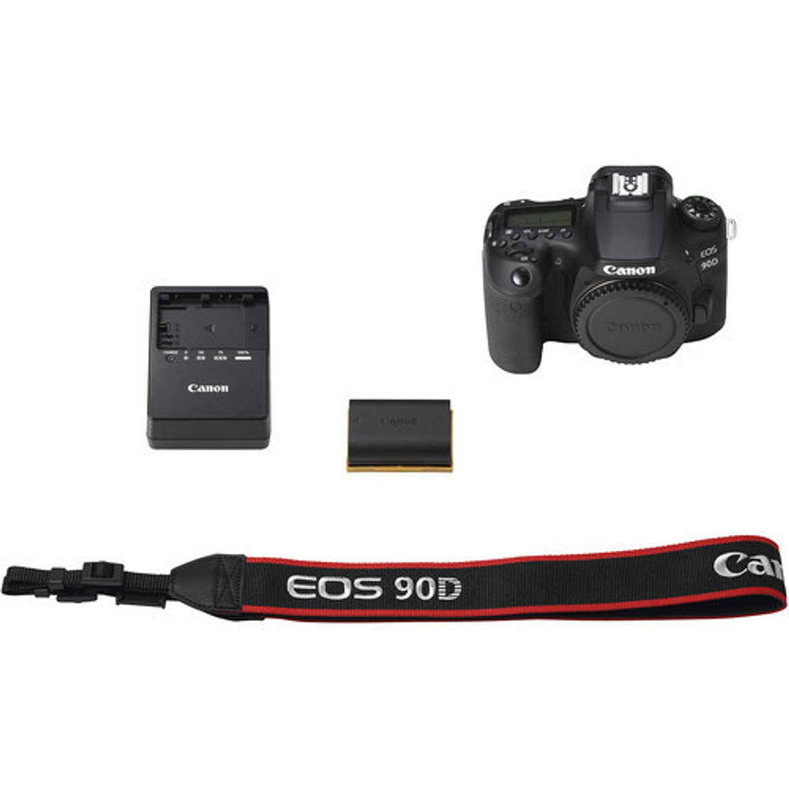 Canon EOS 90D Cámara de 32Mp y Video 4K Solo Cuerpo Sin Lente 12