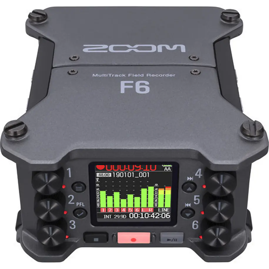 Zoom F6 Grabadora de Campo 6 Entradas XLR  32Bit 1
