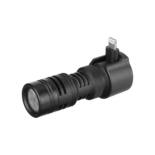 Saramonic SmartMic + Di Micrófono direccional compacto con conector Lightning para dispositivos móviles iOS 1