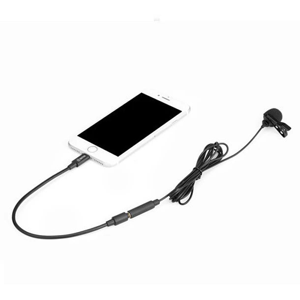 Boya BY-M2 Micrófono Lavalier (de solapa) Para Iphone Conector Lightning 4