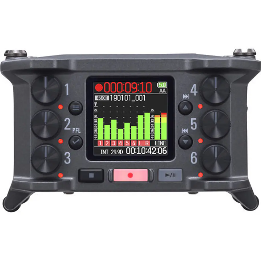 Zoom F6 Grabadora de Campo 6 Entradas XLR  32Bit 3
