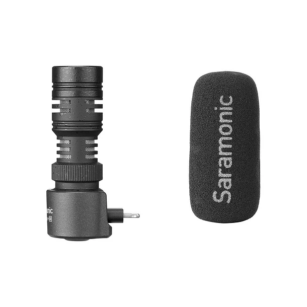 Saramonic SmartMic + Di Micrófono direccional compacto con conector Lightning para dispositivos móviles iOS 3