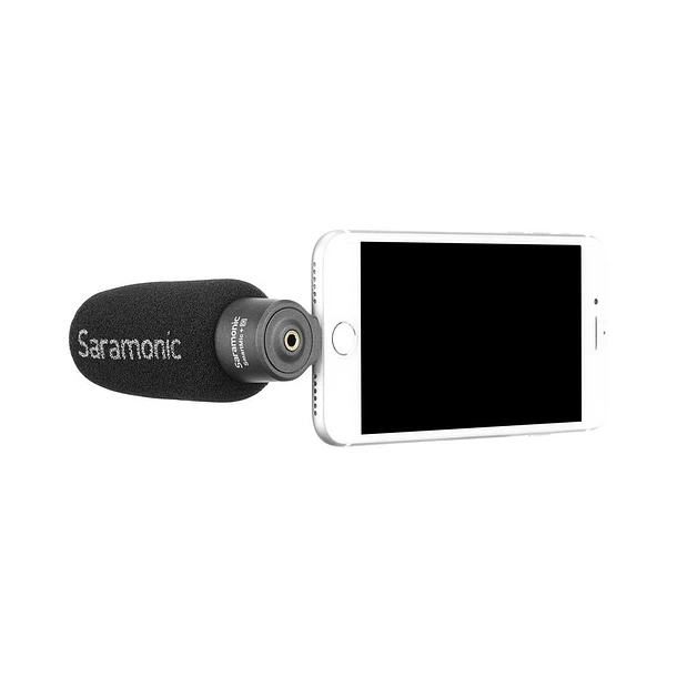 Saramonic SmartMic + Di Micrófono direccional compacto con conector Lightning para dispositivos móviles iOS 4